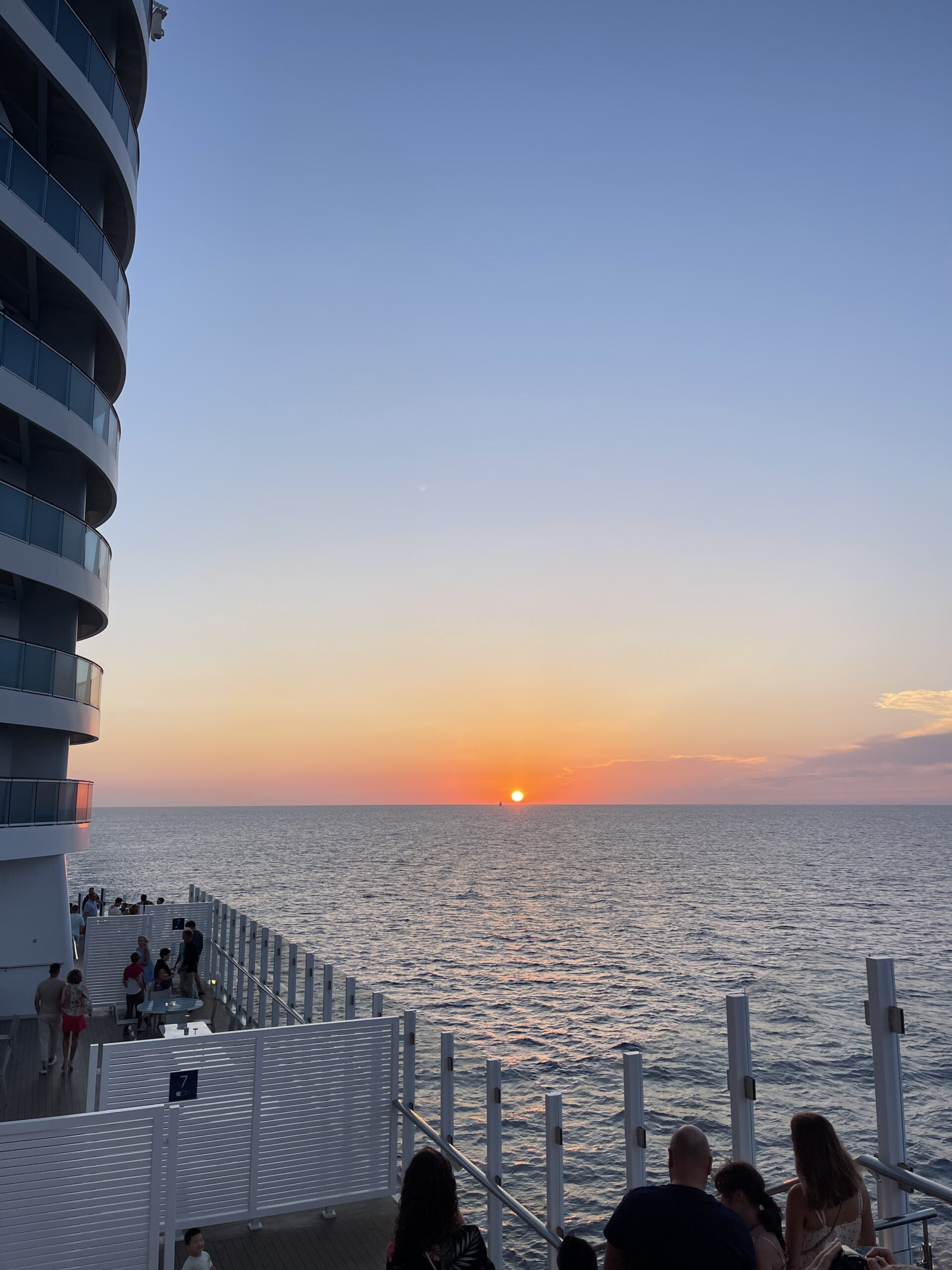 atardecer en crucero